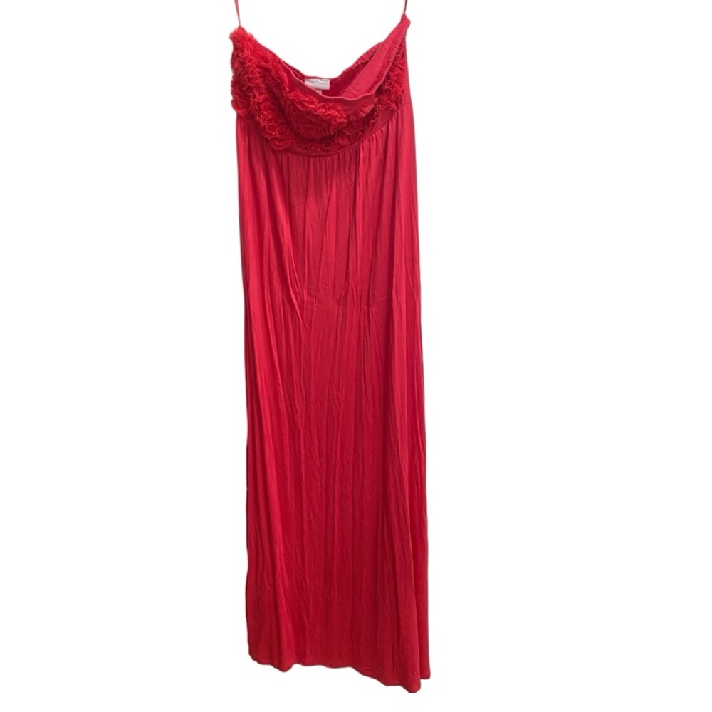 Ny & Company Strapless Pink Maxi Dress, mesh at Breast area size‎ XL